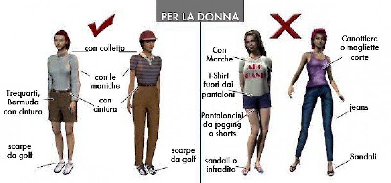Abbigliamento da online golf donna
